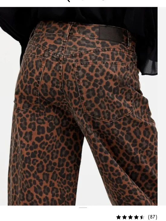 Madewell Low-Slung Baggy Jeans in Leopard Print - Picture 8 of 8